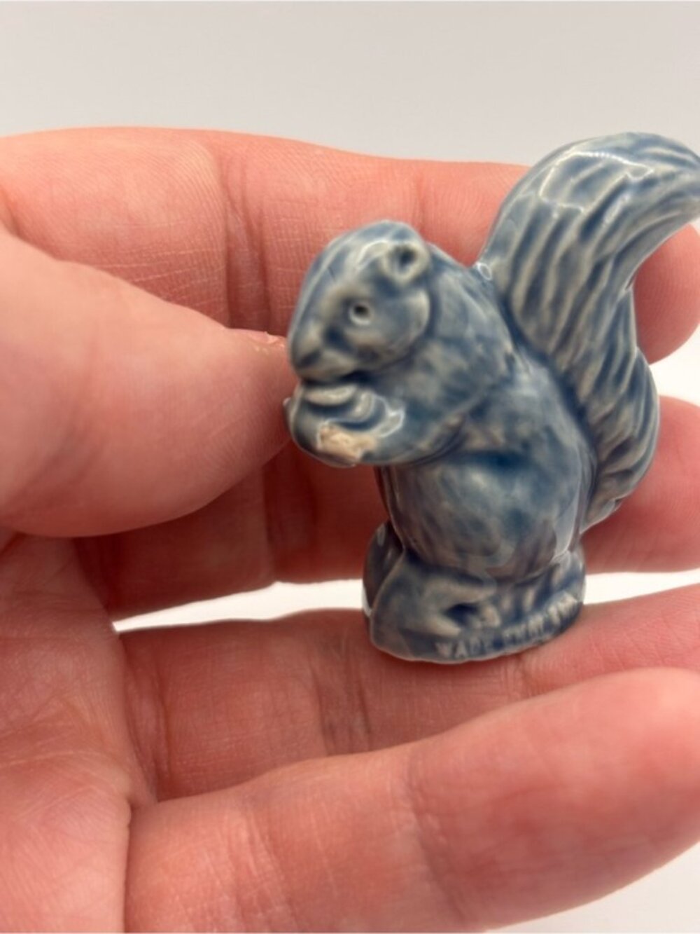 Wade England, Vintage Miniature Squirrel Figurine, Porcelain Animal Trinket